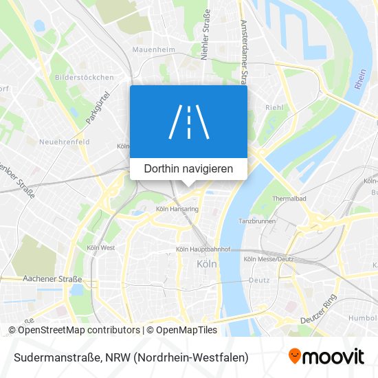 Sudermanstraße Karte
