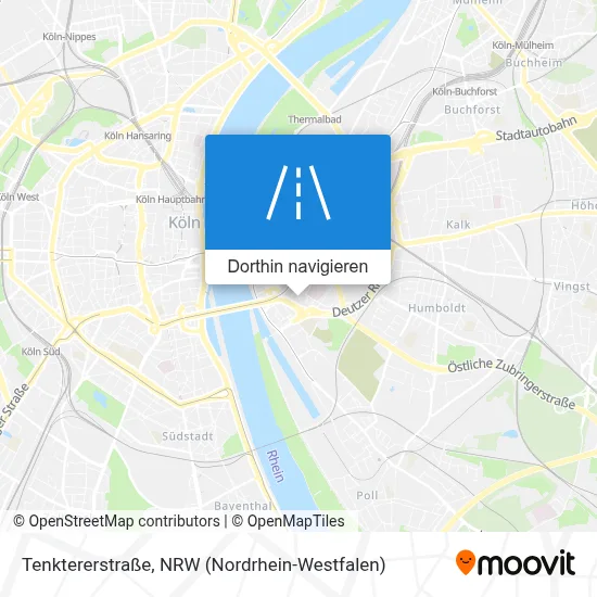 Tenktererstraße Karte