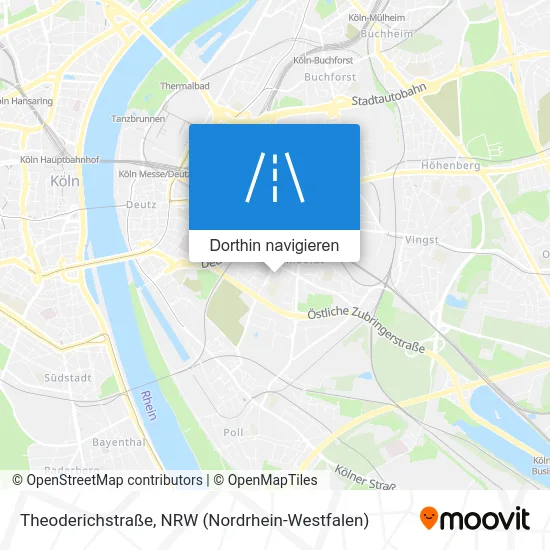 Theoderichstraße Karte