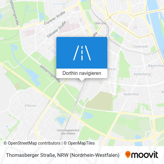 Thomasberger Straße Karte
