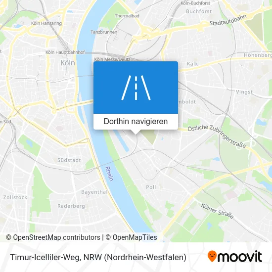 Timur-Icelliler-Weg Karte