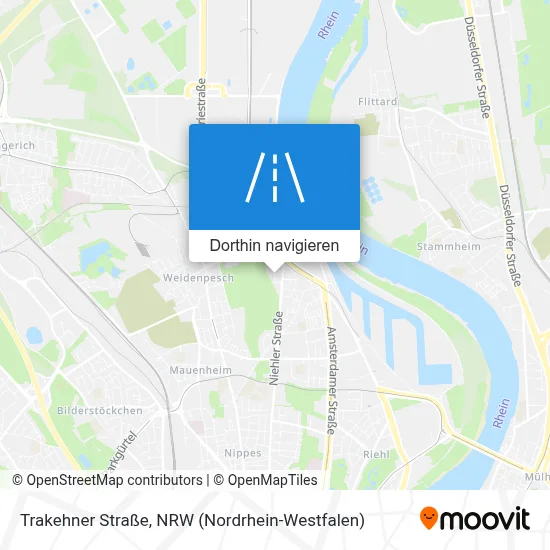 Trakehner Straße Karte