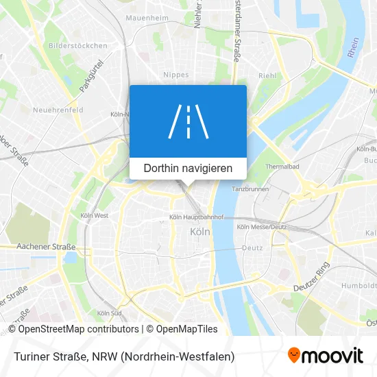 Turiner Straße Karte