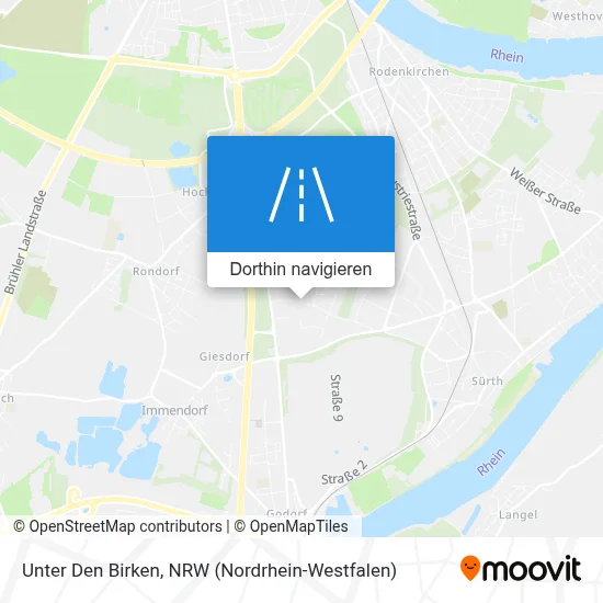 Unter Den Birken Karte