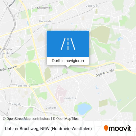 Unterer Bruchweg Karte