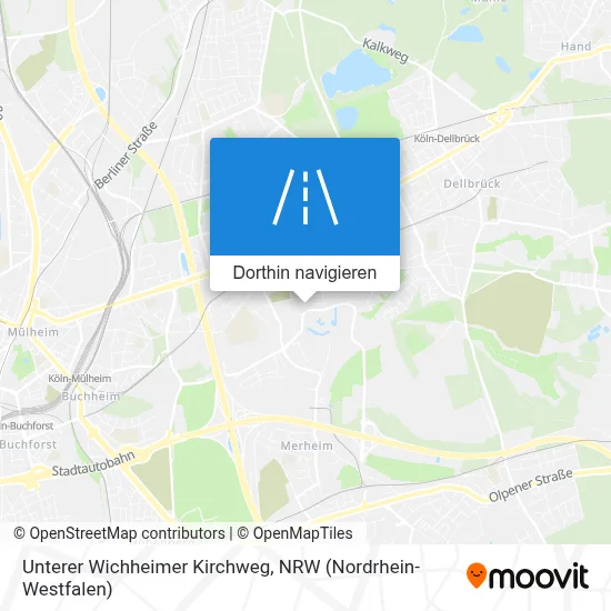 Unterer Wichheimer Kirchweg Karte