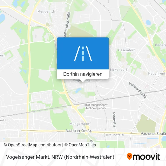 Vogelsanger Markt Karte