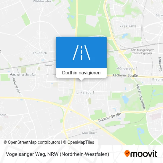 Vogelsanger Weg Karte