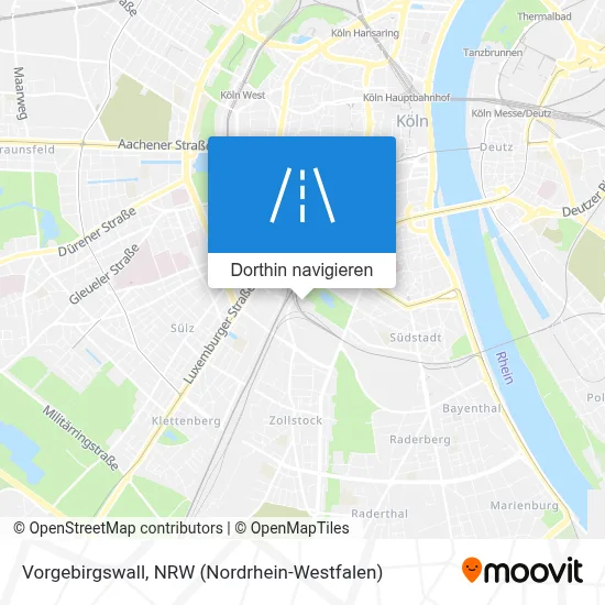 Vorgebirgswall Karte