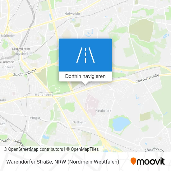 Warendorfer Straße Karte