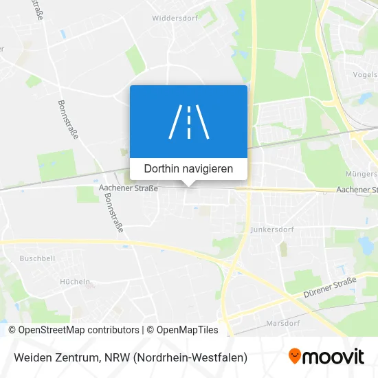 Weiden Zentrum Karte