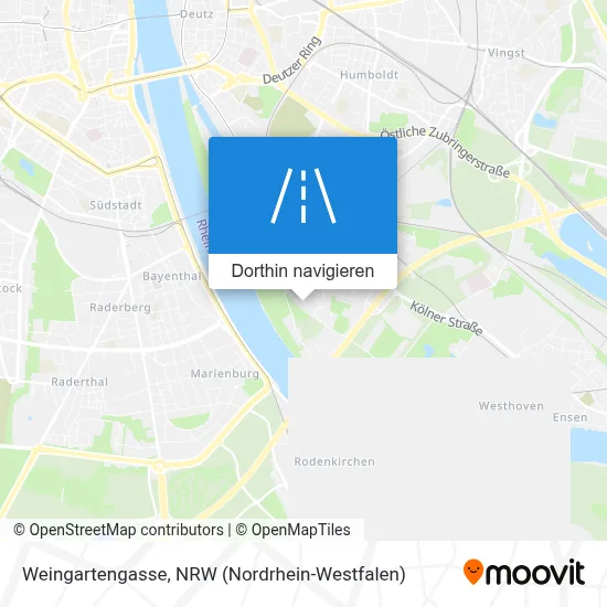 Weingartengasse Karte