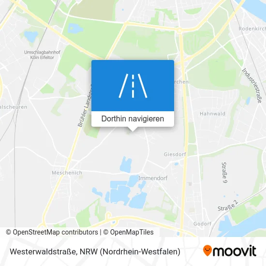 Westerwaldstraße Karte