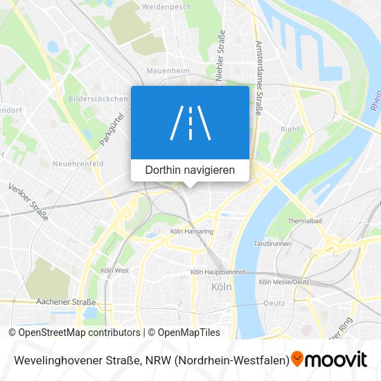 Wevelinghovener Straße Karte