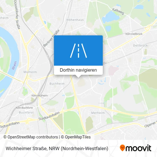 Wichheimer Straße Karte