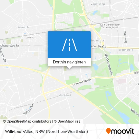 Willi-Lauf-Allee Karte