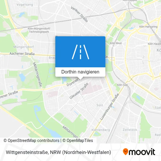 Wittgensteinstraße Karte