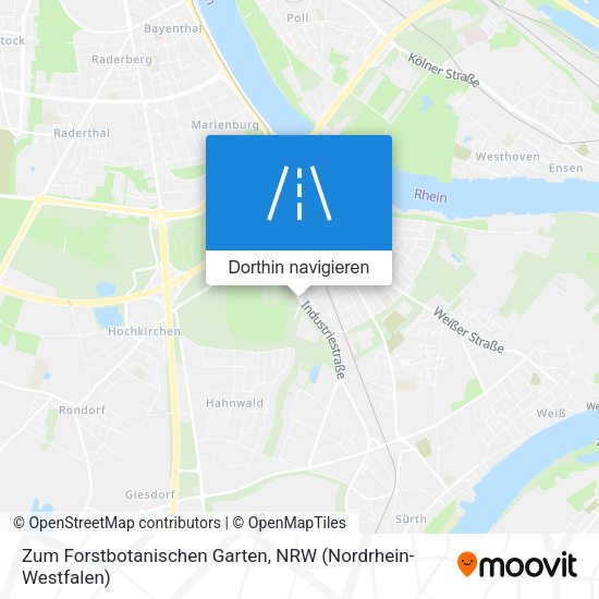 Zum Forstbotanischen Garten Karte