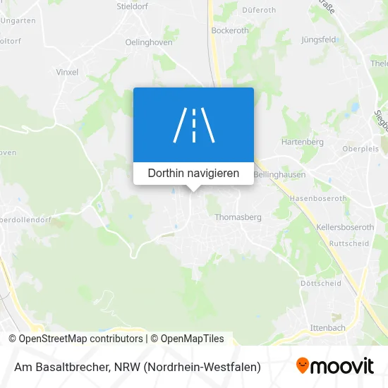 Am Basaltbrecher Karte