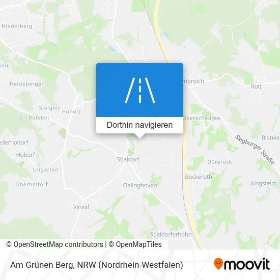 Am Grünen Berg Karte