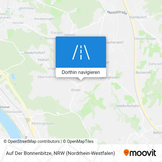 Auf Der Bonnenbitze Karte