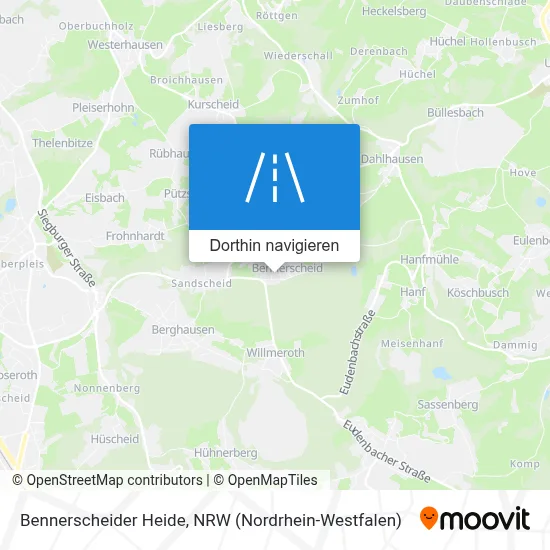 Bennerscheider Heide Karte