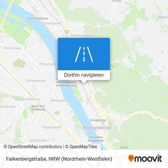 Falkenbergstraße Karte