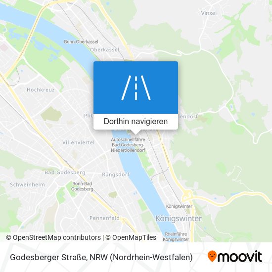 Godesberger Straße Karte