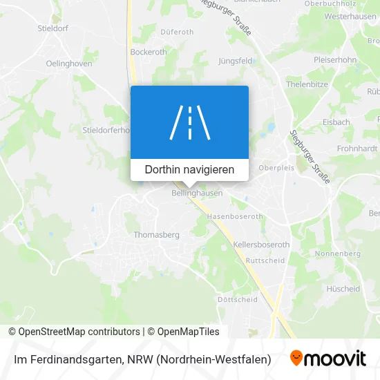 Im Ferdinandsgarten Karte