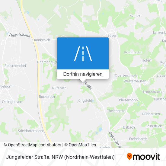 Jüngsfelder Straße Karte