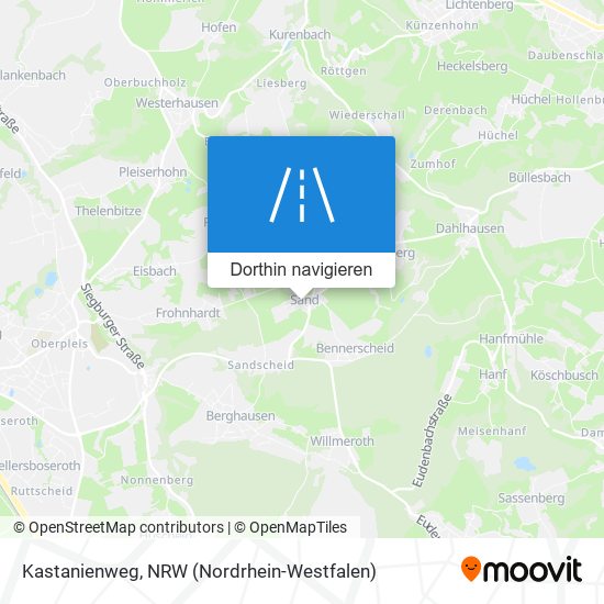 Kastanienweg Karte