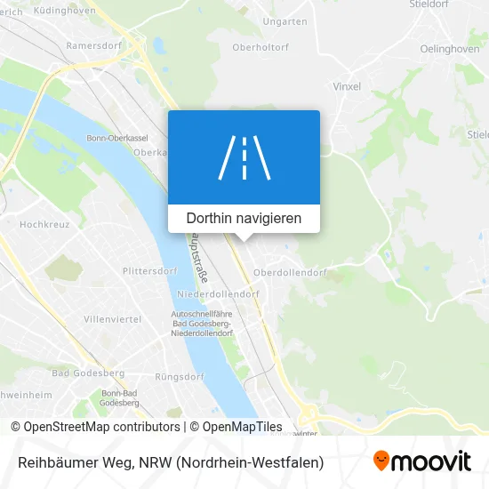 Reihbäumer Weg Karte