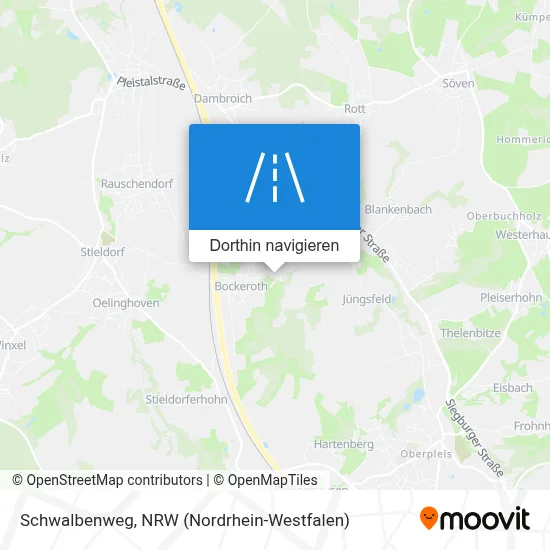 Schwalbenweg Karte