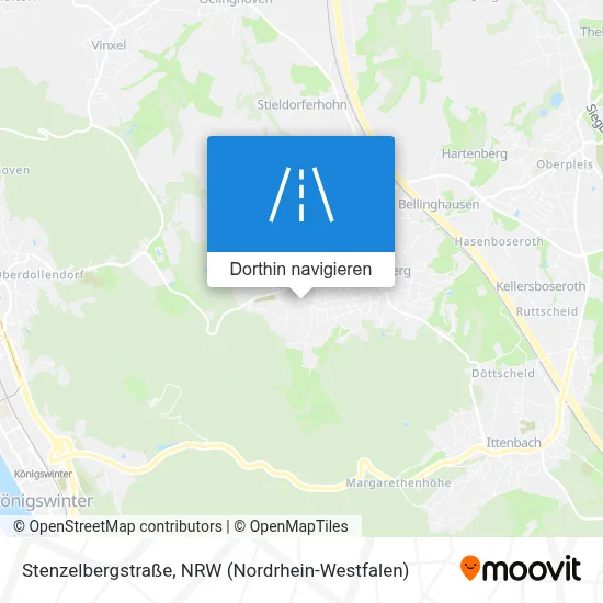 Stenzelbergstraße Karte