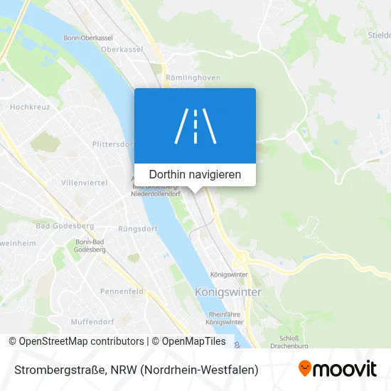 Strombergstraße Karte