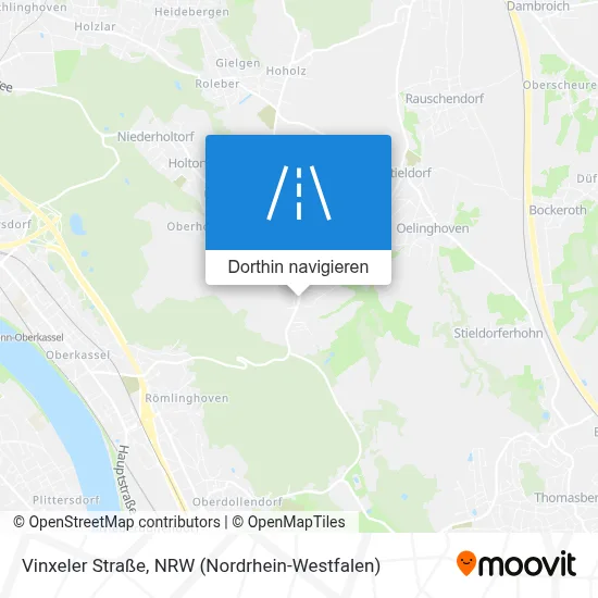 Vinxeler Straße Karte