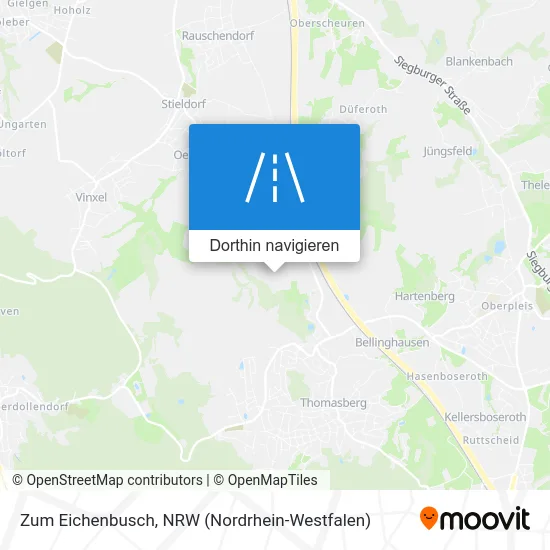 Zum Eichenbusch Karte