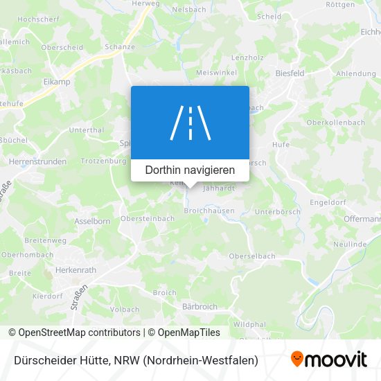 Dürscheider Hütte Karte