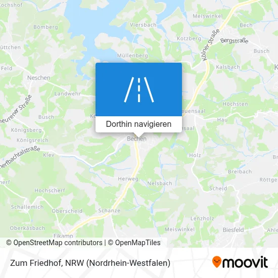 Zum Friedhof Karte