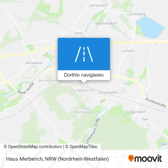Haus Merberich Karte