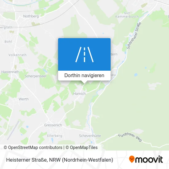 Heisterner Straße Karte