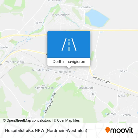 Hospitalstraße Karte
