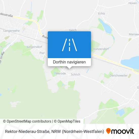 Rektor-Niederau-Straße Karte