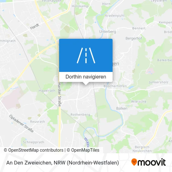 An Den Zweieichen Karte