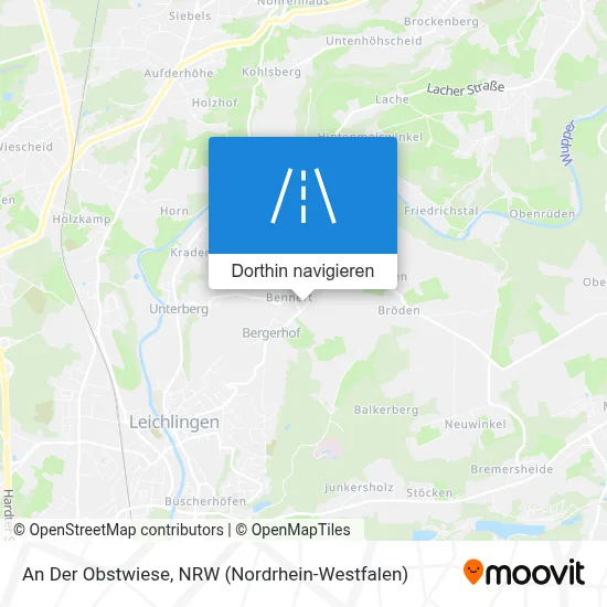 An Der Obstwiese Karte