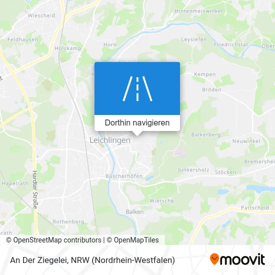 An Der Ziegelei Karte