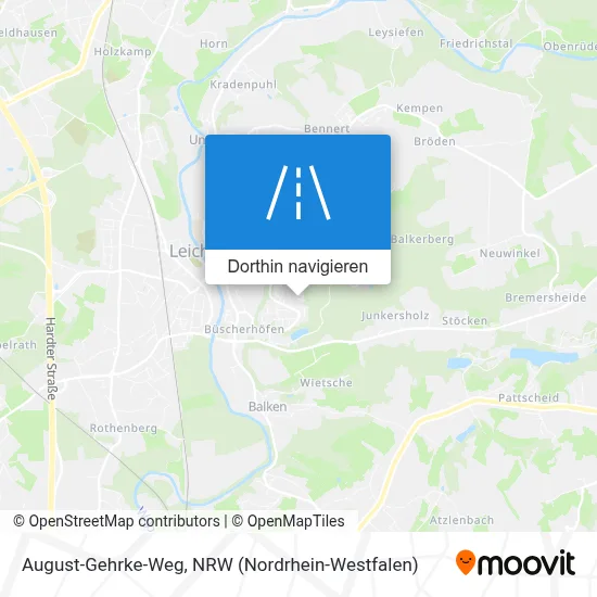 August-Gehrke-Weg Karte