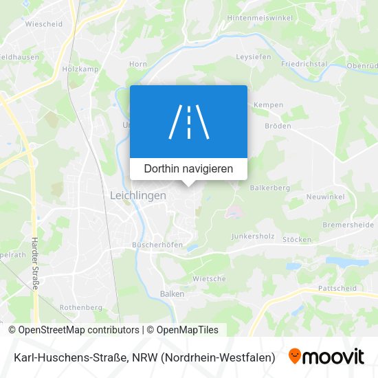 Karl-Huschens-Straße Karte
