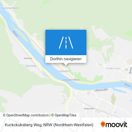 Kuckckuksberg Weg Karte