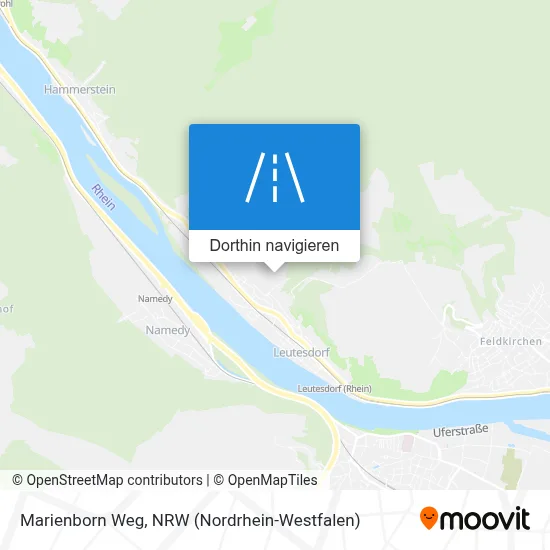 Marienborn Weg Karte